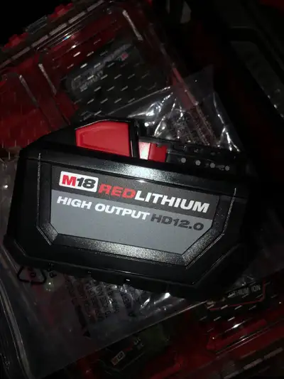 Milwaukee M18 12amp battery⛑️⛑️, View more