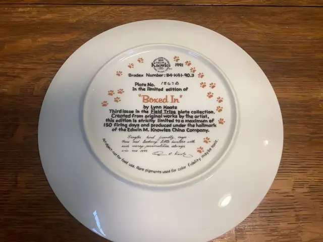 Limited edition Puppy Plates FS in Arts & Collectibles in Dartmouth - Image 11