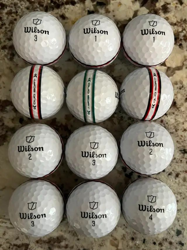 Wilson Duo Soft TRK360 used golf balls in excellent condition. in Golf in Kitchener / Waterloo - Image 2