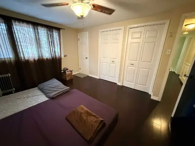 Huge bedroom with Private Washroom