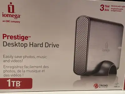 DISQUE DUR EXTERNE IOMEGA 1 To., View more
