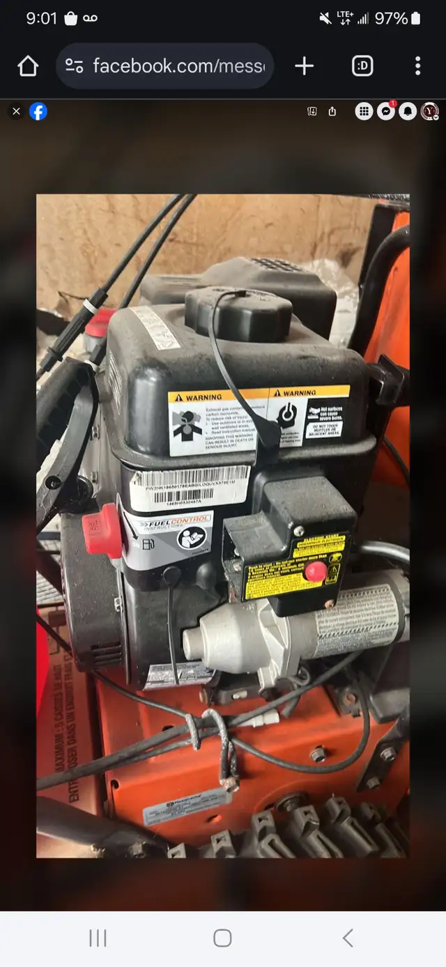 Snowblower Parts in Snowblowers in Oshawa / Durham Region - Image 3