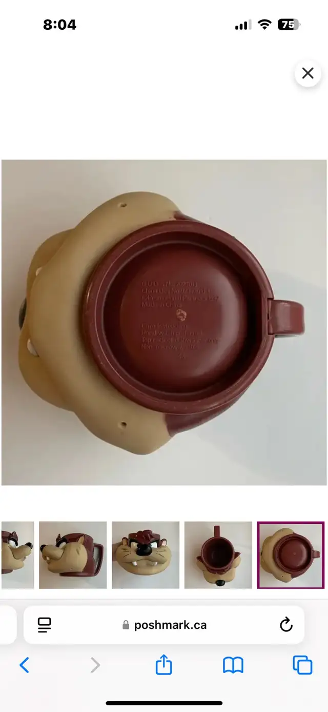 Tasmanian Devil vintage 1992 mug in Other in Whitehorse - Image 6