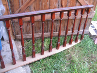 Vintage 1887 Stair Hand Rails And Balusters