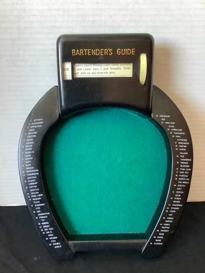 Hello and thanks for checking in ! For sale: Home BAR novelty 'BARTENDER'S GUIDE' Seldom seen novelt...
