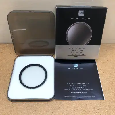 Platinum Multi-Coated UV Filter For 58mm Lens Digital Camera, View more