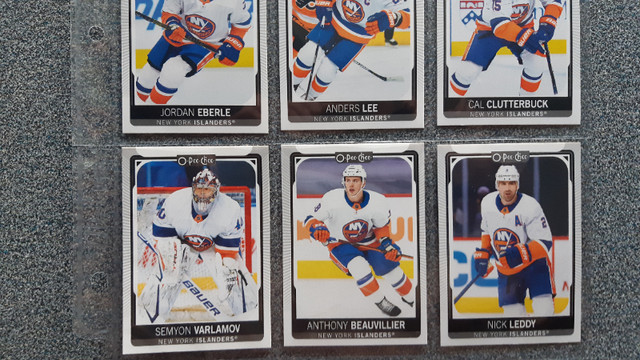 2021-22 O-PEE-CHEE New York Islanders Basic cards Complete team dans Art et objets de collection  à Lévis - Image 4