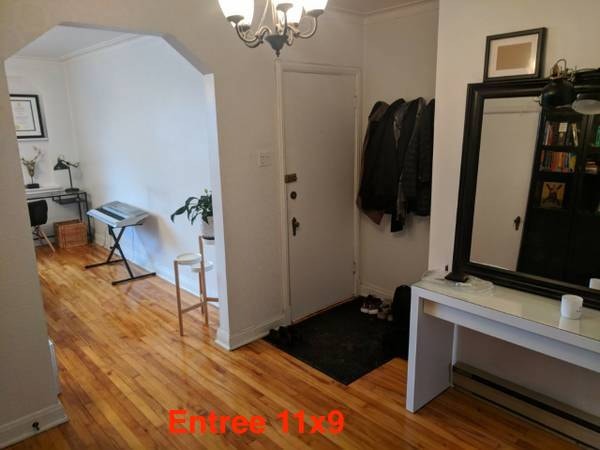 NDG, beau, tres grand 3 ½ Metro Snowdon, Villa Maria, Septembre — photo 3