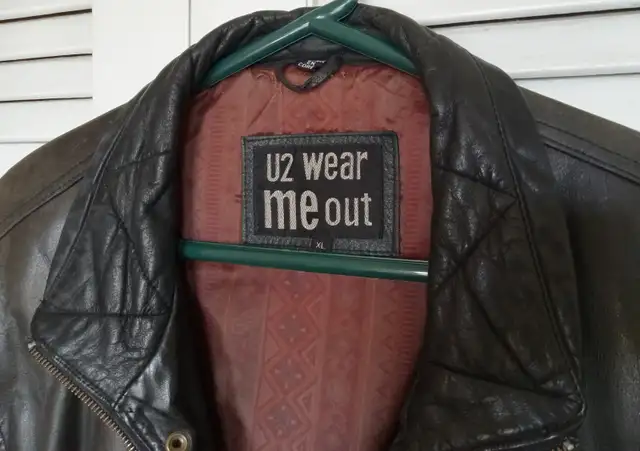 Veste 100% cuir de marque U2 Wear Me Out à vendre in Men's in City of Montréal - Image 2