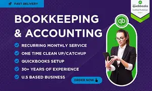 QuickBooks Xero, ADP Bookkeeping Payroll Cleanup, Setup, Account, View more