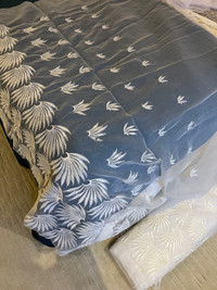100% Silk Organza Bridal Gown Fabric