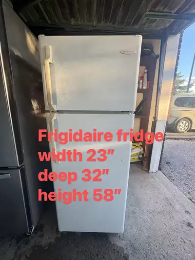 Good condition Frigidaire 23’ fridge $250, View more