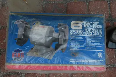 bench grinder..in a box, View more