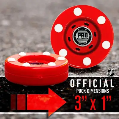 Franklin Sports NHL Pro Commander Street Hockey Puck – Red, View more