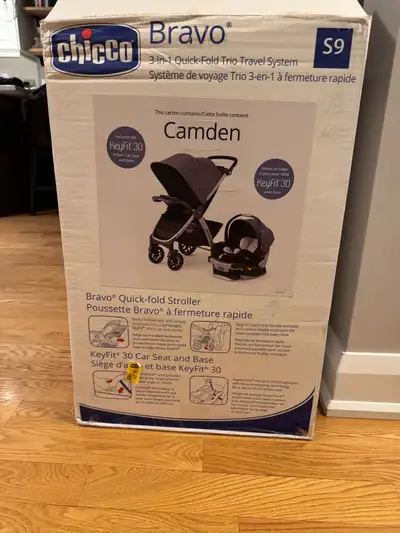 NEW Chicco Bravo 3-in-1 Trio Travel System, View more