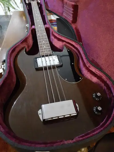 1970 Gibson EBO slotted bass, View more