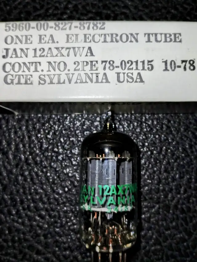 EVH Tone-Three Rare Vintage 1978Jan-12AX7WA-Sylvania Preamp Tube in Amps & Pedals in City of Toronto - Image 11