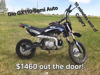 Brand new 110cc 4 speed semi-automatic. 4 stroke. 28" seat height. 14/12 tires. 10 minutes east of C...