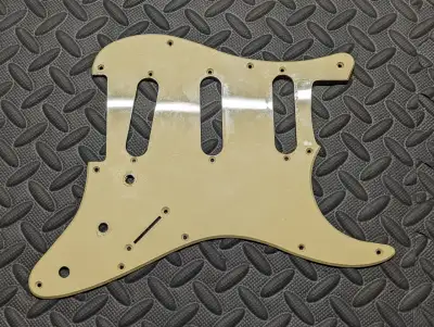 #4 Cream Stratocaster Pickguard, View more