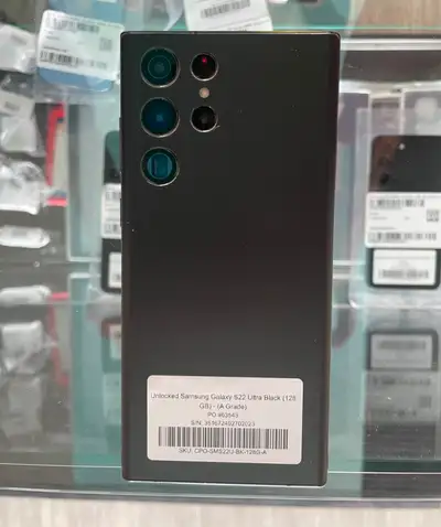 Samsung S22 Ultra – 128 GB (Certified Pre-Owned) in Cell Phones, View more