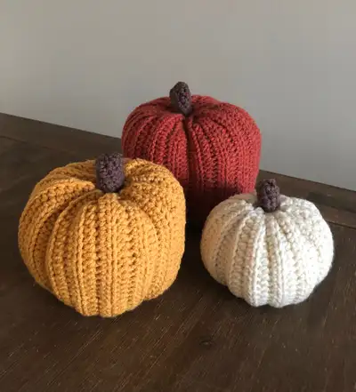 Handmade Crochet Pumpkins, View more