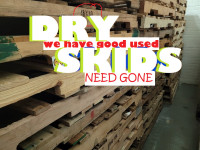 SKIDS FOR SALE in stock DRY 48 x 40 allway skids 4 way plastic