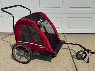 One or Two Child CCM Bike Trailer - Like New, View more