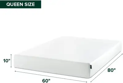 Queen Mattress, 10 Inch  Memory Foam Mattress, Mattress  NEW - a, View more