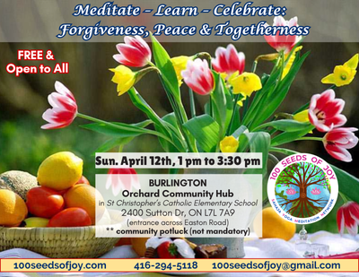 Meditate, Learn, Celebrate: A FREE Seminar on Forgiveness, Peace, View more