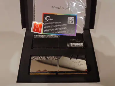 G.Skill TridentZ Royal DDR4 RAM 32GB 3600mhz, View more
