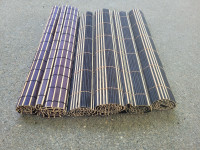 2 bamboo placemats - only 2 left (left edge of picture)