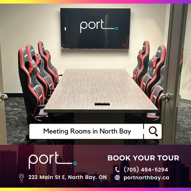 Conference & Meeting Rooms Available at Port North Bay in Commercial & Office Space for Rent in North Bay - Image 3