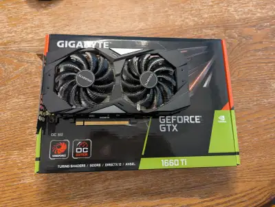 Gigabyte 1660 Ti Windforce OC 6GB, View more