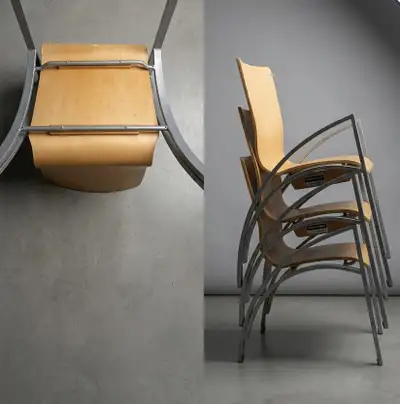 Nienkämper Plywood V-Chairs - inspired by "Thomas Lamb", View more