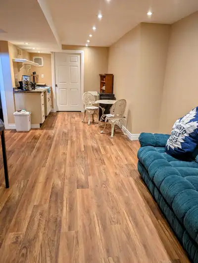 Available now, we have a large furnished basement available in our Clair Hills home. There is a priv...