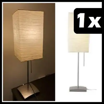 TABLE LAMP (1x) --- IKEA (ORGEL VRETEN) --- Rice Paper Shade !!, View more