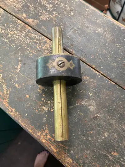 Antique Brass Ebony Mortise Scribe Vintage Tools Woodworking , View more