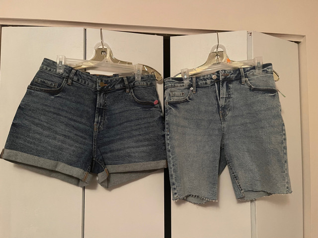 $10 per pair New Ladies Denim Shorts sizes 10 14 and 16 George b in Women's - Bottoms in Thunder Bay
