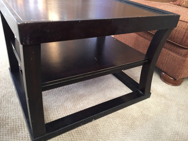 I deliver! Dark CoffeeTable in Arts & Collectibles in St. Albert