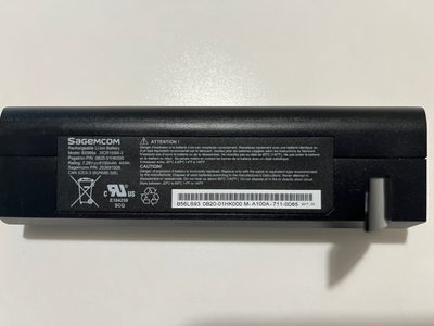 Used and in working condition Bell 3000 modem Sagemcom battery. This is original battery for Bell 30...