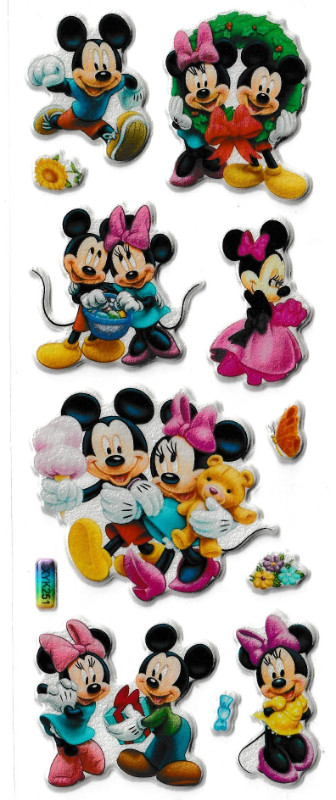 3D stickers MICKEY MOUSE Minnie Pluto in Toys & Games in City of Toronto - Image 4