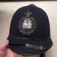 Vintage Rare GWR Constable Helmet Plate and helmet