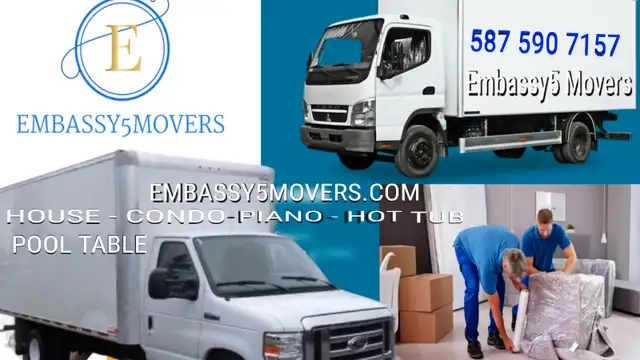 $90 HR For 2 MOVERS  & TRUCK CALL 587 590 715763013091622017122