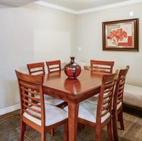 Dining Table Set + 6 Chairs 