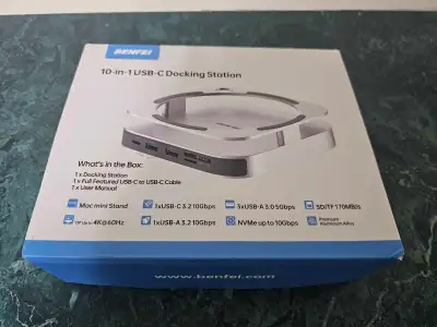 BENFEI mac mini docking stand usb 10 in 1, View more