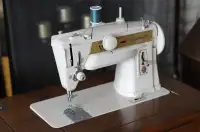 Apartment Sized Singer Sewing Machine Plus Cabinet