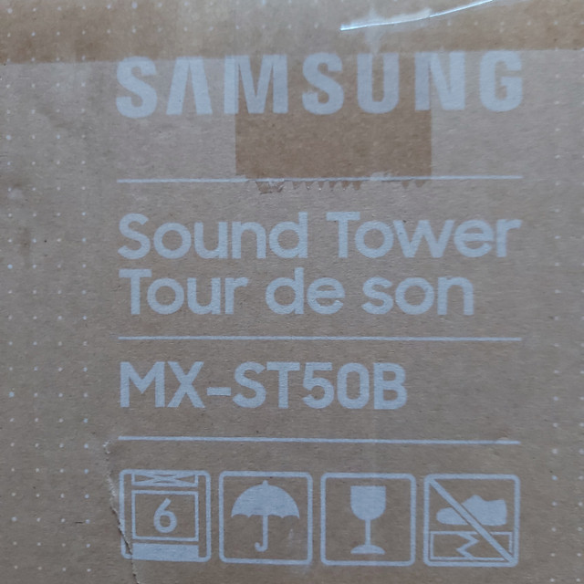 Samsung MX-ST50B Sound Tower High Power Audio 240W in Stereo Systems & Home Theatre in Thunder Bay