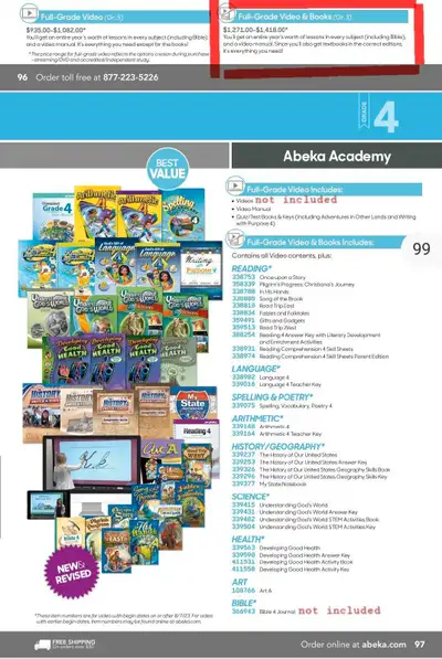 Abeka Grade 4, View more