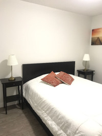 Furnished bedroom queen size for rent in Chappelle SW Edmonton