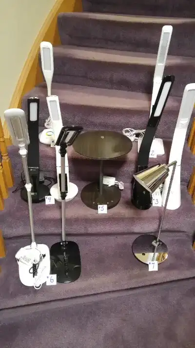 LED Desk Lamps - Variety - W/Charging Ports, like NEW-6 types, View more